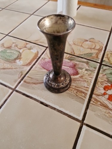 Vase soliflore metal - soliflore, argenté