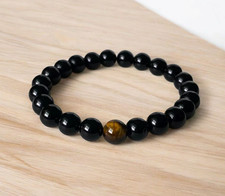 Perles Rondes Lisses En Onyx