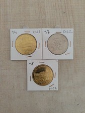 jetons touristiques MDP Divers Année 2022 Lot De 3