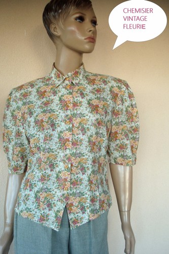 Veste chemisier vintage - veste,