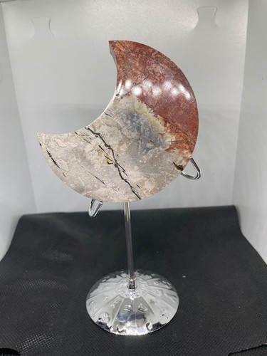 Picture jasper moon carving - jasper,