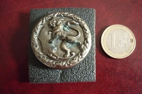Bouton metal lion - metal,