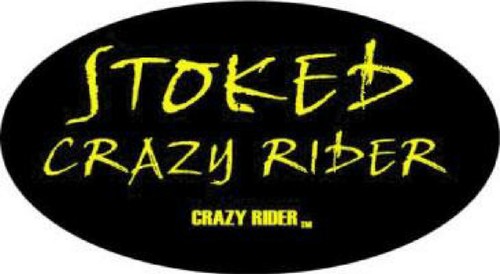 Crazy rider screen - screen, printed