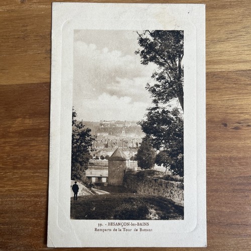 Cpa besancon les bains - les,