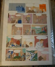 Ric Hochet - Mise en couleur originale - D1 - De la Bd premières enquêtes - 1991