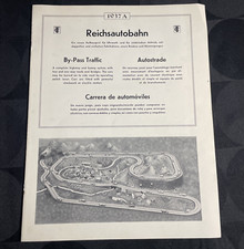 rare Catalogue tippco reichsautobahn 1937 a
