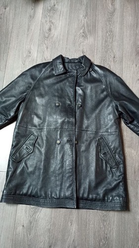 Veste cuir taille tres - veste,