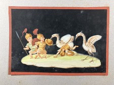 Gouache Napolitaine : soldats