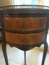 gueridon ancien style table bouillotte 