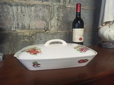 Grand plat couvert pour gratin cuisson au four en céramique Villeroy Boch