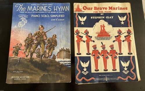 Two pieces from - 1940s, marine