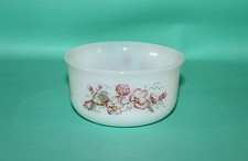 Ramequin Arcopal fleurs tons roses vintage