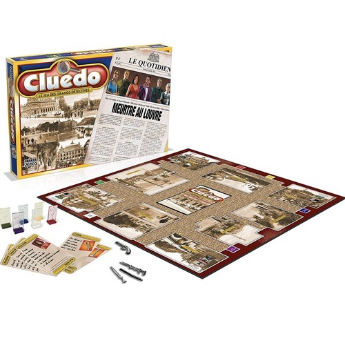 Cluedo meurtre louvre jeu - cluedo,