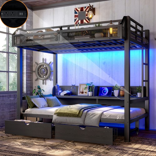 Twin over bunk - over, bed