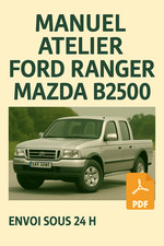Manuel Atelier Ford Ranger Mazda B2500 1998-2006 Revue RTA Français - CD PDF