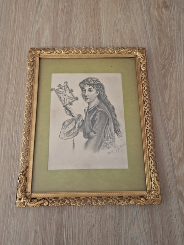 Rare antique women princess - antique,