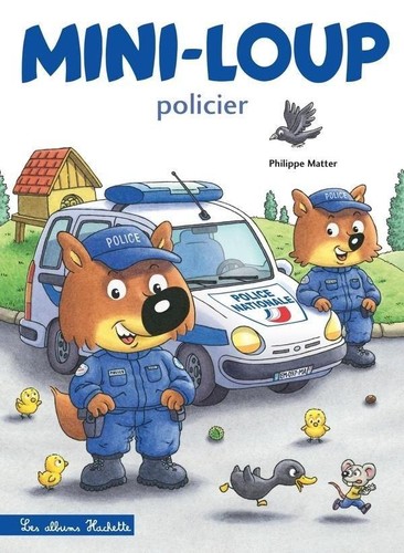 Livre mini loup policier - -,
