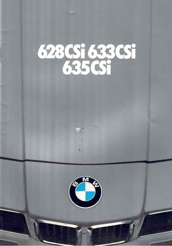 Catalogue brochure bmw 628 - brochure,