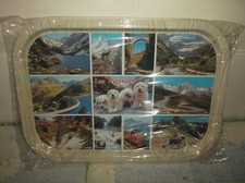 PLATEAU REPAS / TÉLÉ / DE SERVICE – DÉCORATIF : « LES PYRÉNÉES » - NEUF