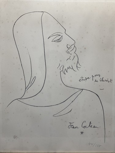 Jean cocteau lithographie - cocteau, :