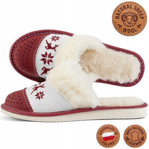 Chaussons femmes cuir tylbut - chaussons,