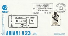 ESA Enveloppe 1988 Fusée