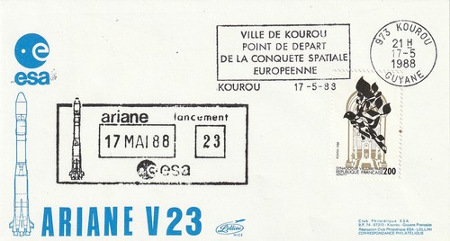 Esa enveloppe 1988 fusée - 1988,