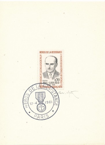 France 1961 résistant 1290 - 1961, n°1290