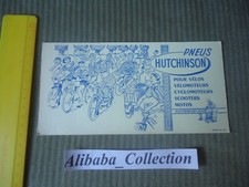 Buvard ancien Pneus HUTCHINSON Vélo Cyclomoteur Moto Scooter VELOSOLEX SOLEX PUB