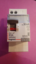 Legrand 411650 - Interrupteur Différentiel 63A 30Ma 2P Type AC Vis/Auto
