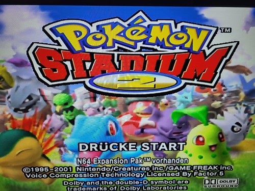 Pokémon stadium nintendo 64 - pokémon,