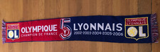 écharpe )) OL LYON ***** 5 ***** CHAMPION DE FRANCE 2005-2006