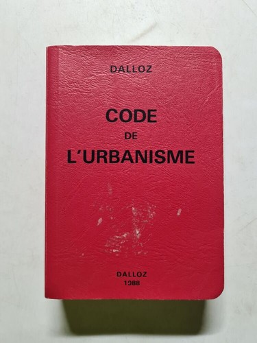 Code urbanisme 1988 - code,