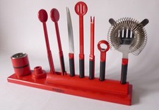 SERVICE DE BAR en PLASTIQUE DESIGN SCARONI Made in ITALY année 70 VINTAGE 1970