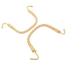 2 Pcs Pot Tissé En Bambou