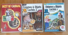3 JEUX PC Micro Application - Objets Cachés Enigmes - Comme NEUF