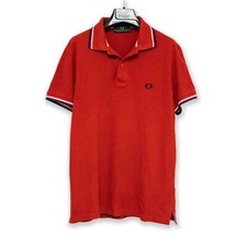 Polo Fred Perry Rouge Uni - Taille M/L Homme