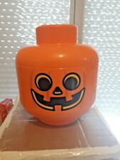 Tête de rangement LEGO Halloween citrouille - 18,5 x 16 x 16 cm