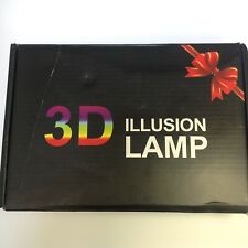 3D Lampe Illusion Optique LED Veilleuse, CKW 7 Couleurs Tactile Lampe de Chevet