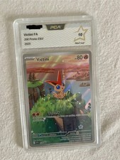Carte gradée VICTINI – Promo 208 – PCA 10 EV10.5 Full Art Pokemon 2025