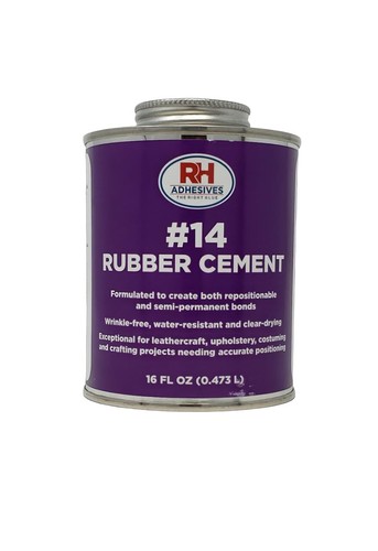 Rubber cement oz can - cement,, oz.