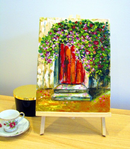 Mini tableau huile original