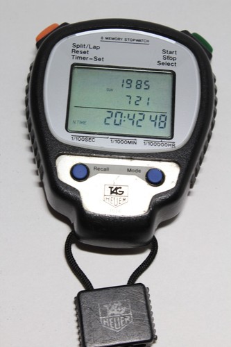 Tag heuer digital stopwatch - tag,
