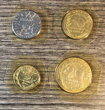 LOT DE 4 PIECES DE L'ANNÉE