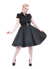 H&R London à Pois Swing 50'S