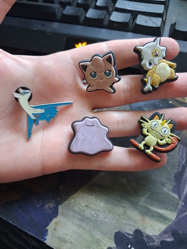 Pokemon croc charms - pokemon,