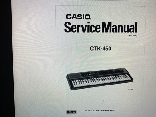 Casio ctk 450 service - ctk-450,