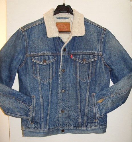 Veste jean levi fourrée - jean, levi's
