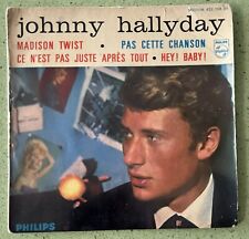 Johnny HALLYDAY Madison twist Pas cette chanson 45 tours vinyle