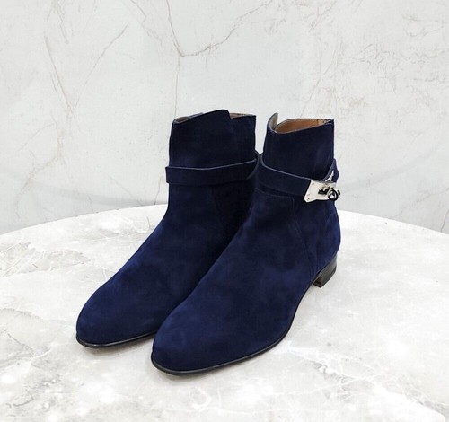 Hermes bottes kelly daim - hermes, en